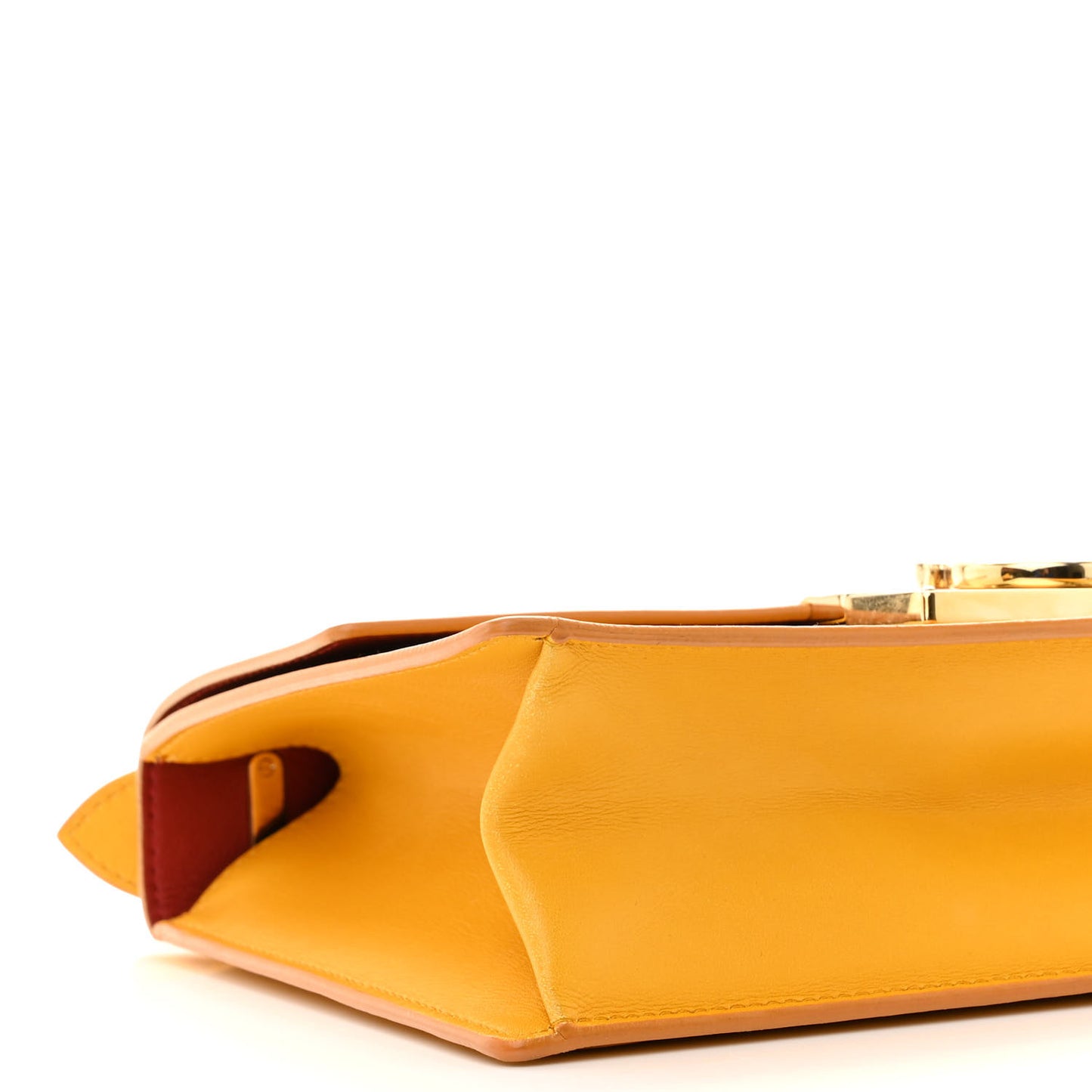 Calfskin Medium Aileen Bag Yellow
