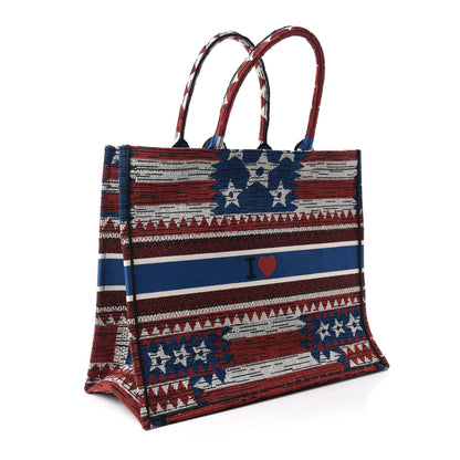 Christian Dior Canvas Embroidered Exclusive US Book Tote Multicolor 3 of 12