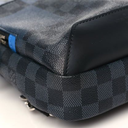 Louis Vuitton Damier Graphite Giant Avenue Sling Backpack Blue 6 of 7