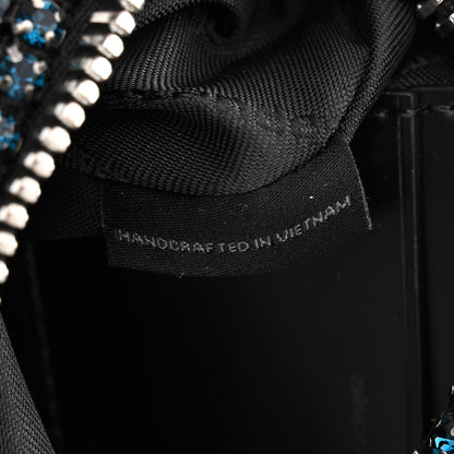 Alexander Wang Mesh Crystal Rhinestone Mini Heiress Pouch Navy 7 of 11