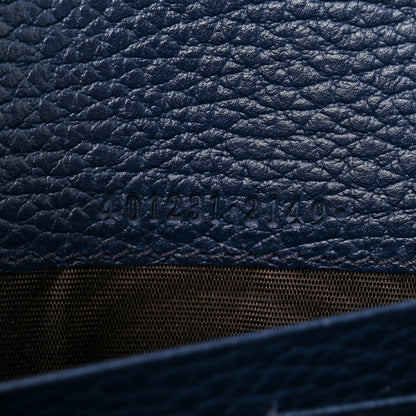 Gucci Calfskin Mini Dionysus Chain Wallet Blue Agata Black Diamond 6 of 10