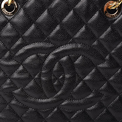 Chanel Caviar Quilted Grand Shopping Tote GST Black 12 of 12