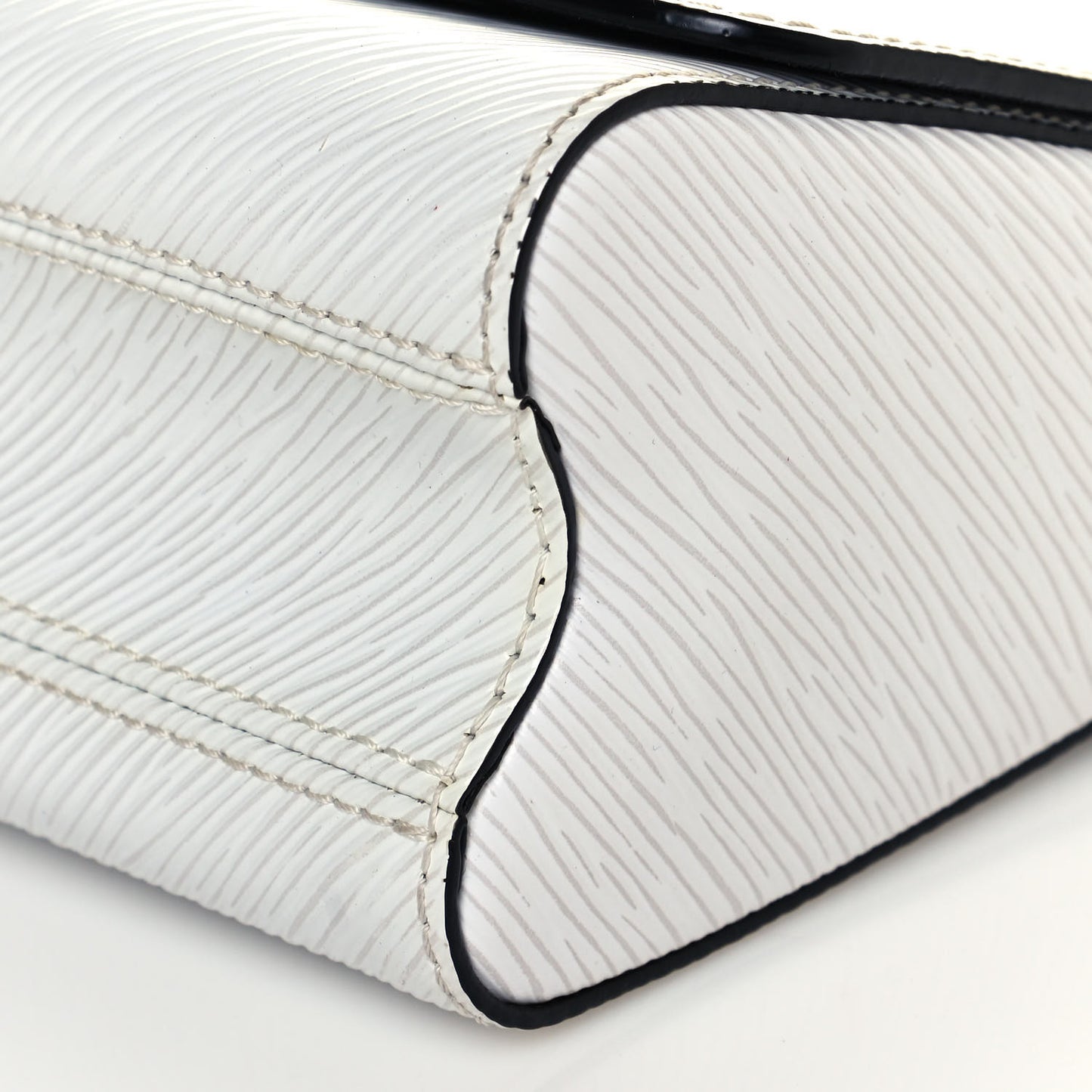 Epi Flower Jewels Twist Shoulder Bag PM White