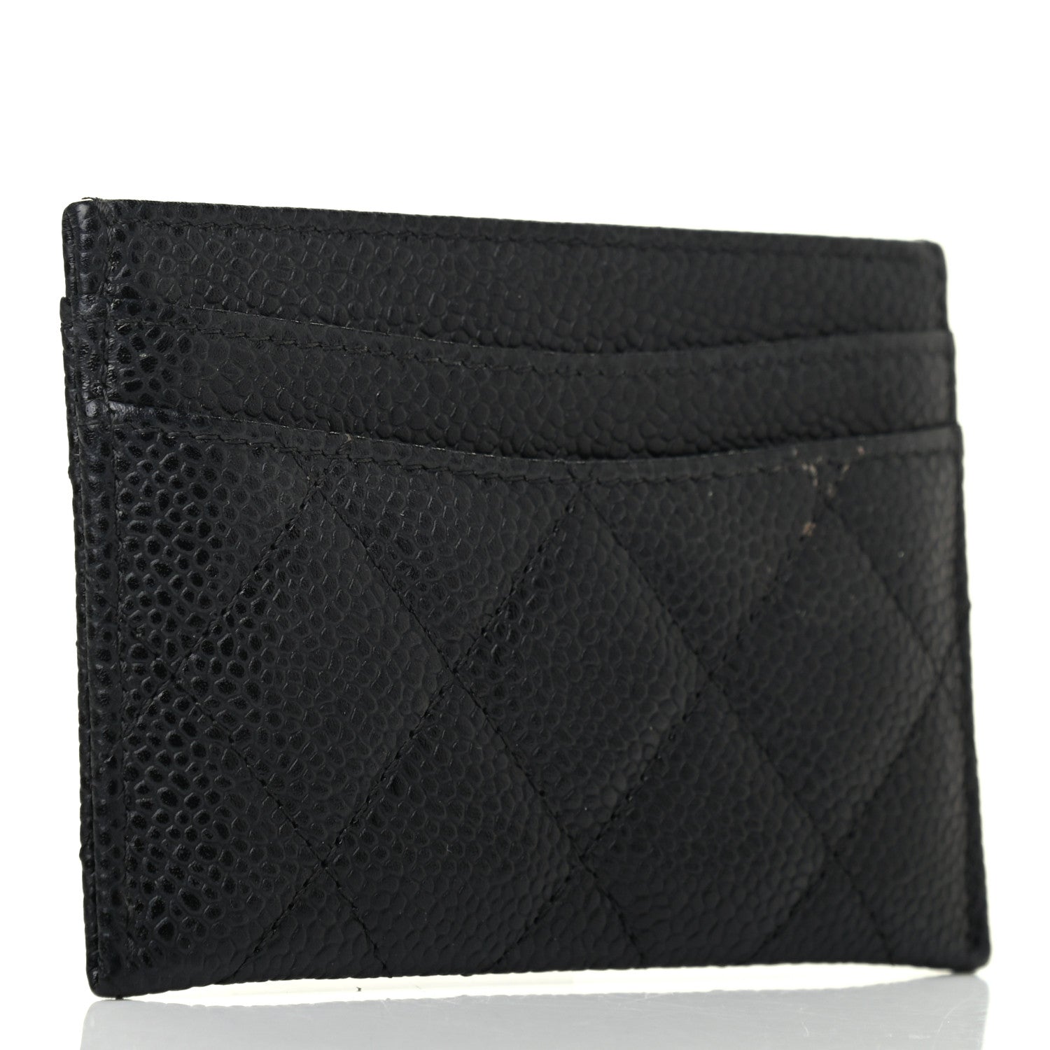 Chanel Caviar Quilted Card Holder Black 3 of 7