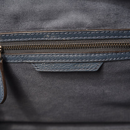 Celine Drummed Calfskin Micro Luggage Orage 6 of 11