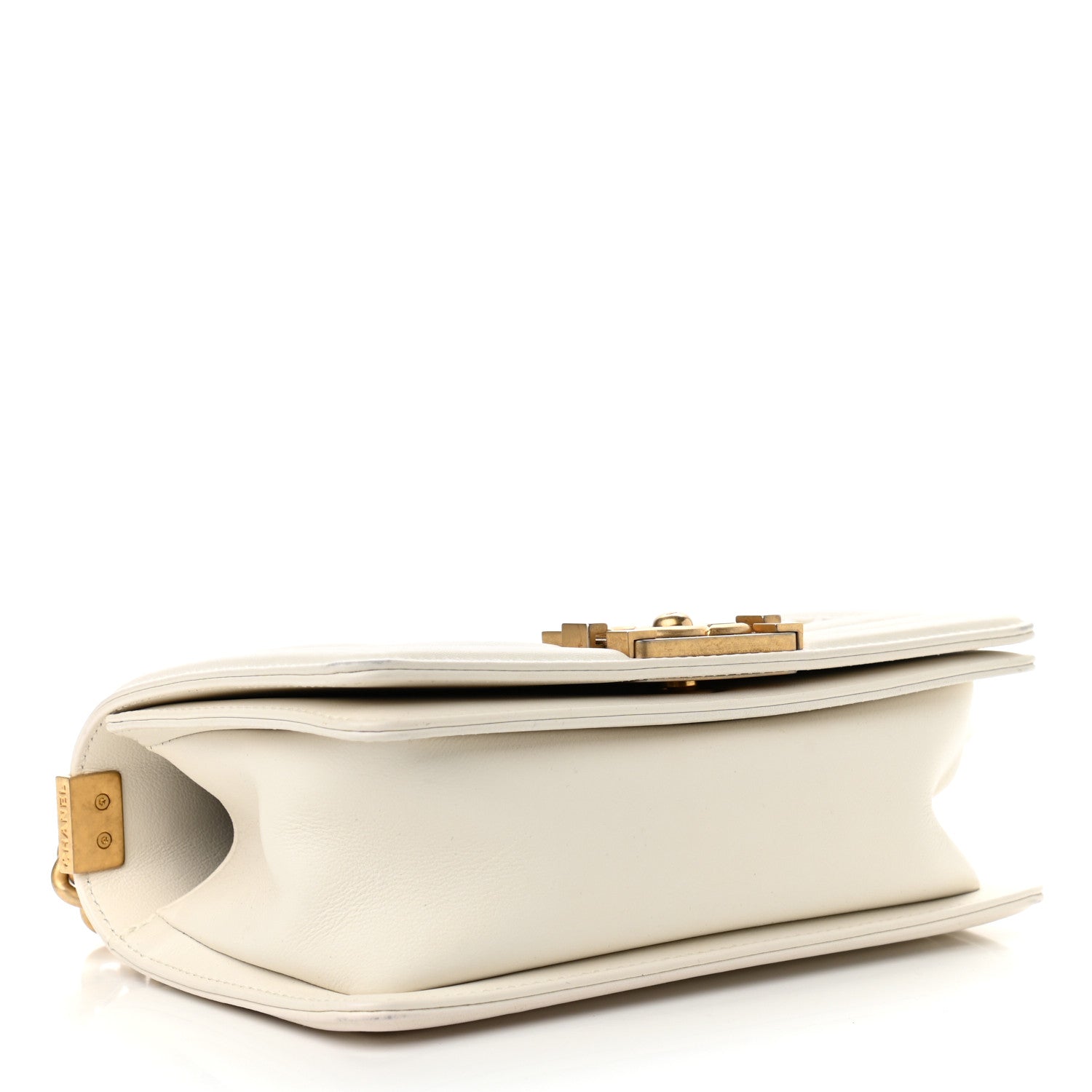 Chanel Calfskin Embroidered Small Boy Flap Ivory 4 of 12