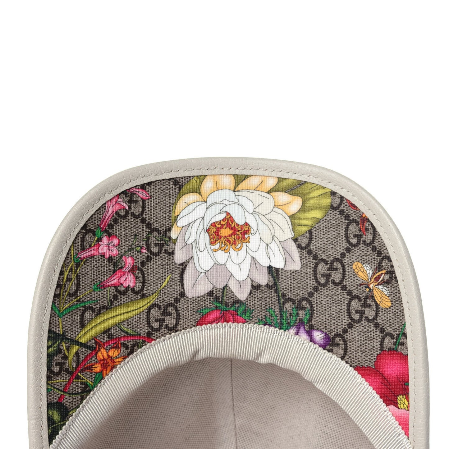 GG Supreme Flora Claudia Baseball Hat 56 S White