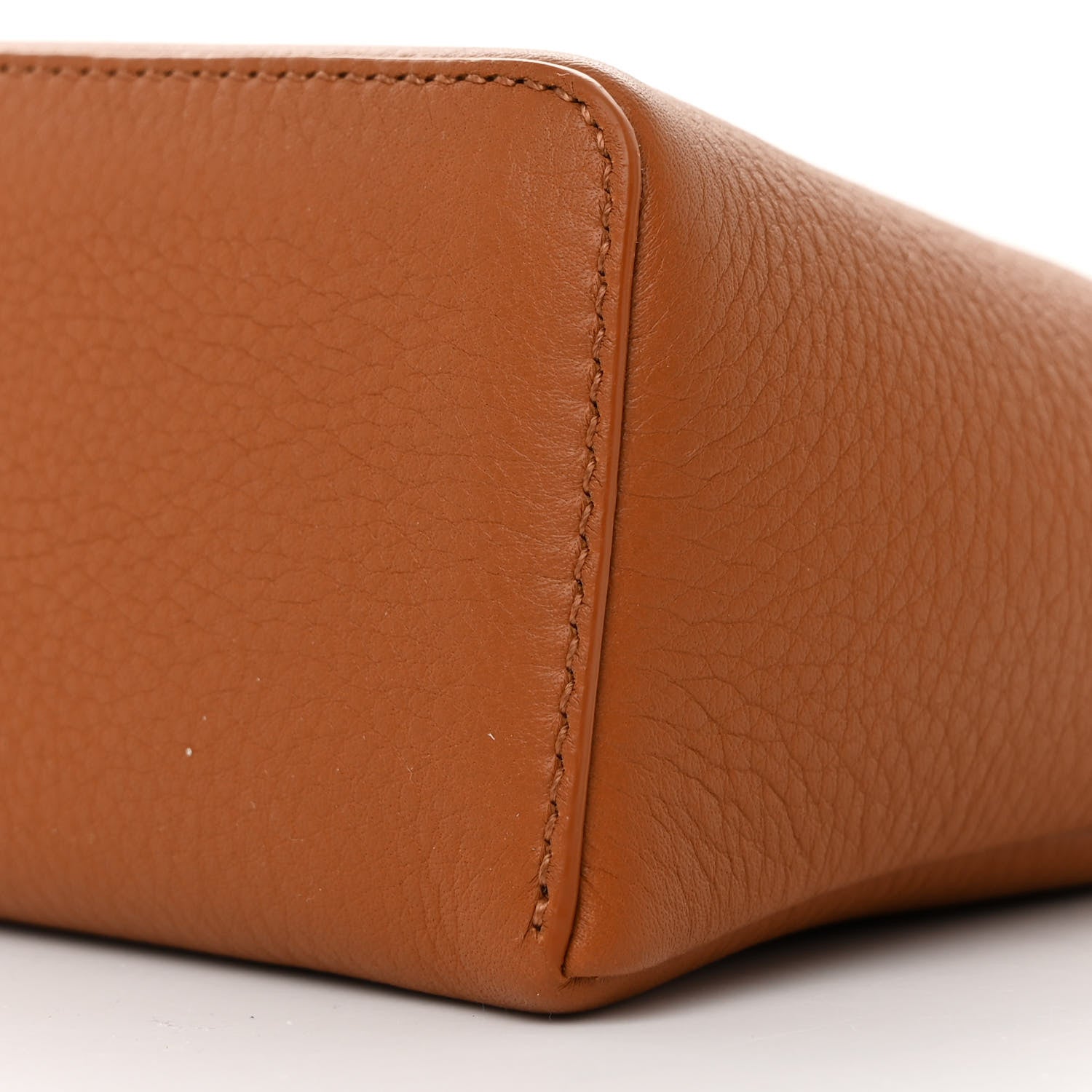 Loro Piana Grained Calfskin L19 Extra Pocket Pouch Warm Tan 9 of 9