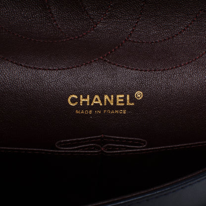 Chanel Distressed Patent 2.55 Reissue 227 Jumbo Flap Navy 6 of 8