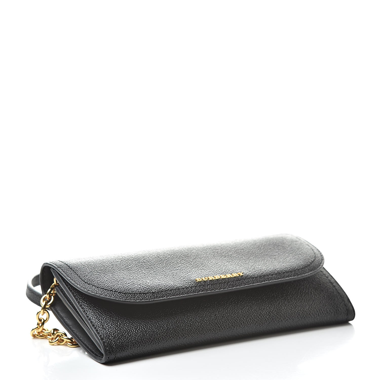 Burberry Grainy Calfskin Henley Wallet On Chain Black 4 of 11
