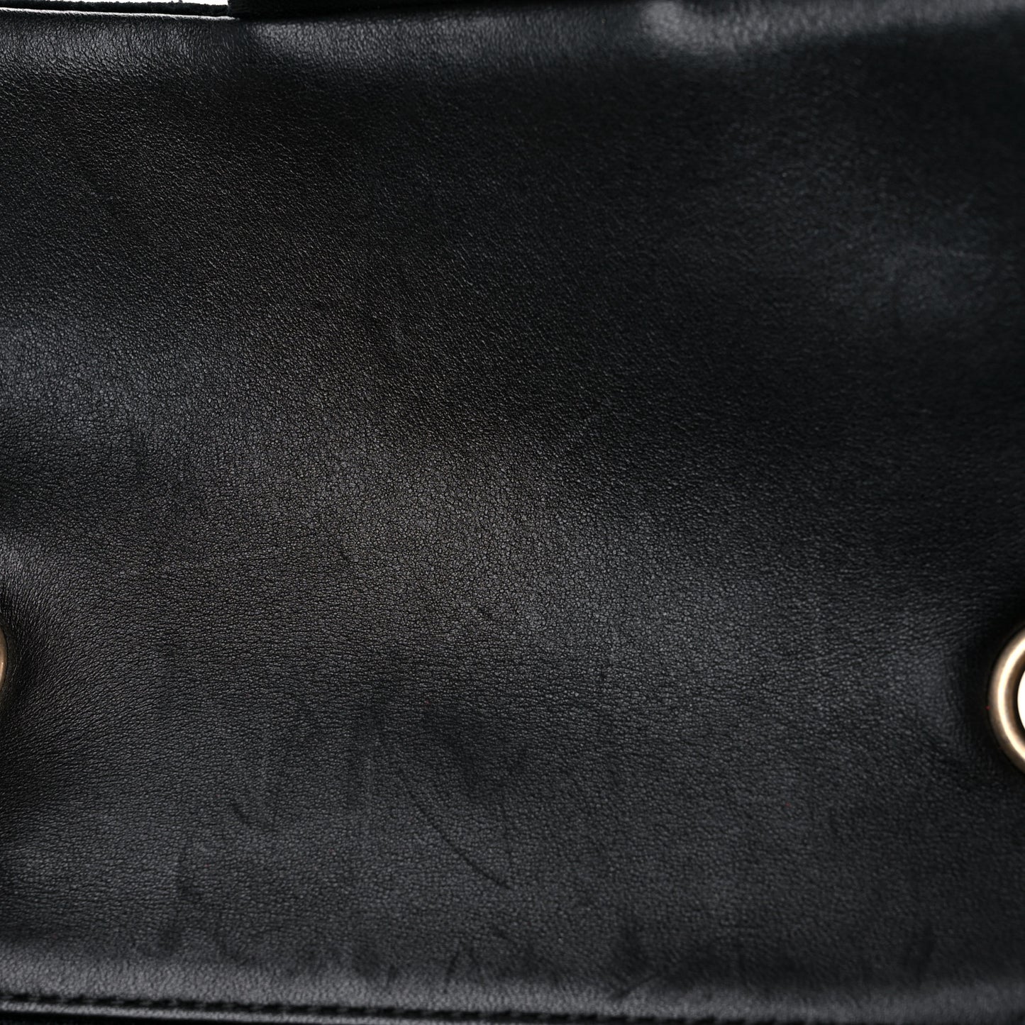 Velvet Quilted Mini Rectangular Flap Black