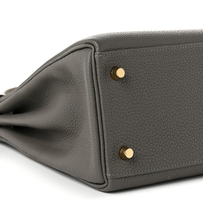 Hermes Togo Kelly Retourne 28 Etain 9 of 11