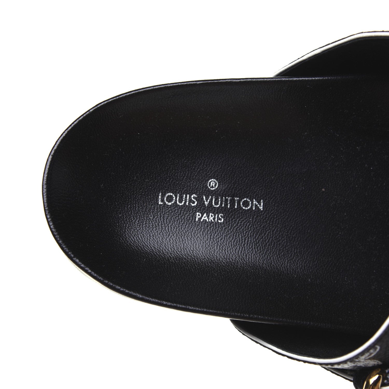 Louis Vuitton Catogram Bom Dia Flat Mule 42 Black White 8 of 11