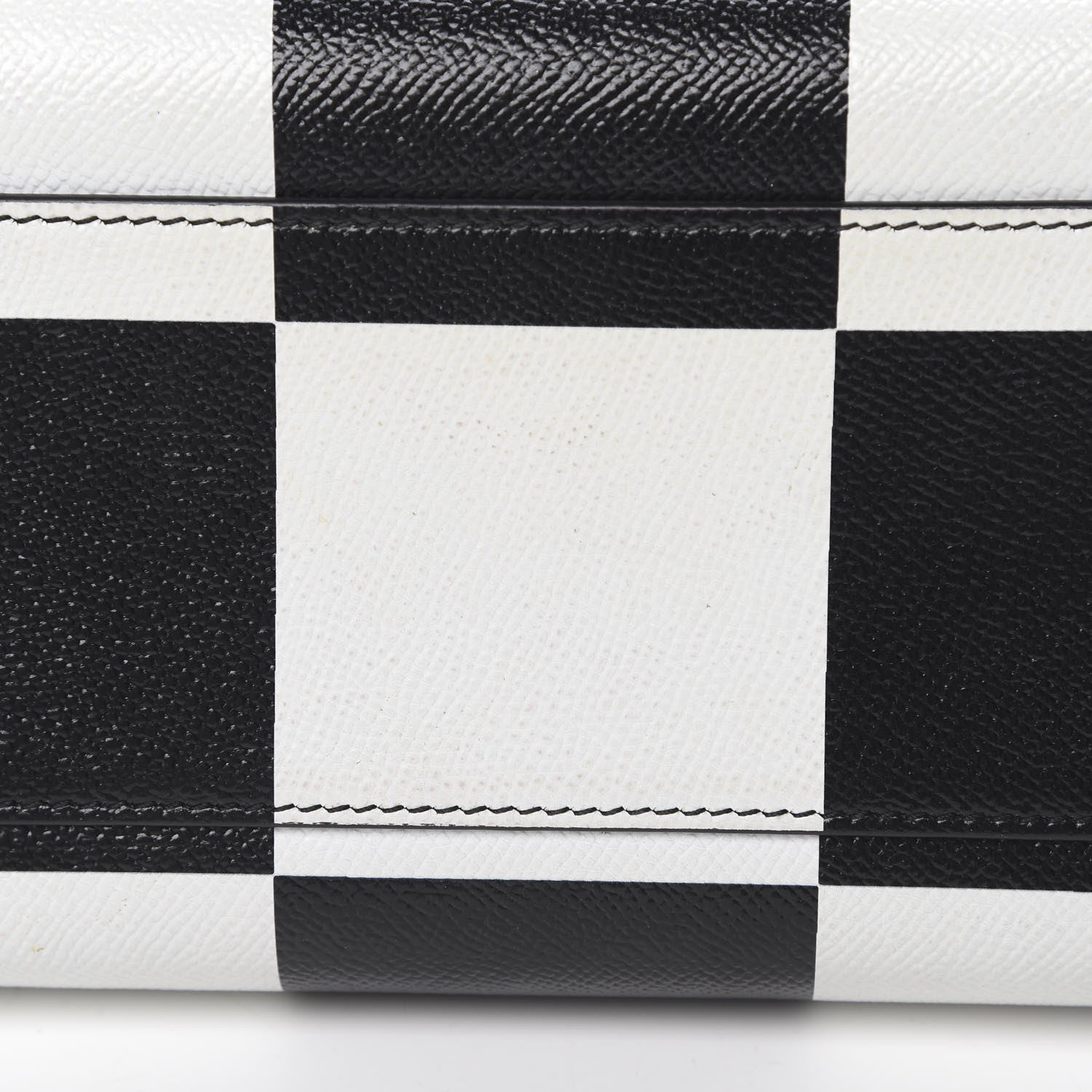 Dolce & Gabbana Dauphine Print Checker Rose Medium Miss Sicily Satchel Black Multicolor 13 of 13