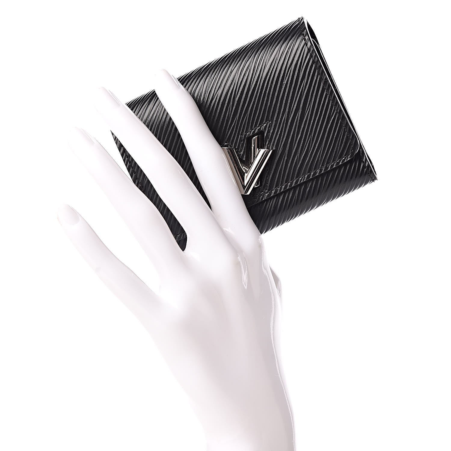 Louis Vuitton Epi Twist XS Wallet Black 2 of 8