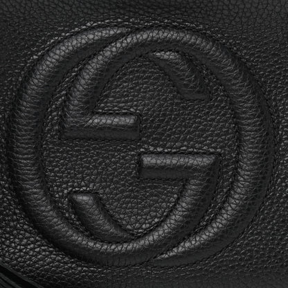 Gucci Pebbled Calfskin Small Soho Disco Bag Black 9 of 12