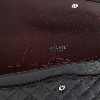 Chanel Caviar Quilted Jumbo Double Flap Black 8 of 12