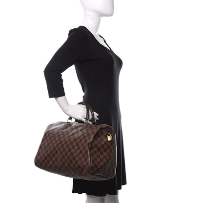 Louis Vuitton Damier Ebene Speedy 35 2 of 14