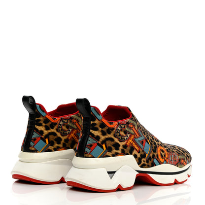 Christian Louboutin Neoprene Space Run Loubileo Donna Flat Sneakers 38 Multi 4 of 16