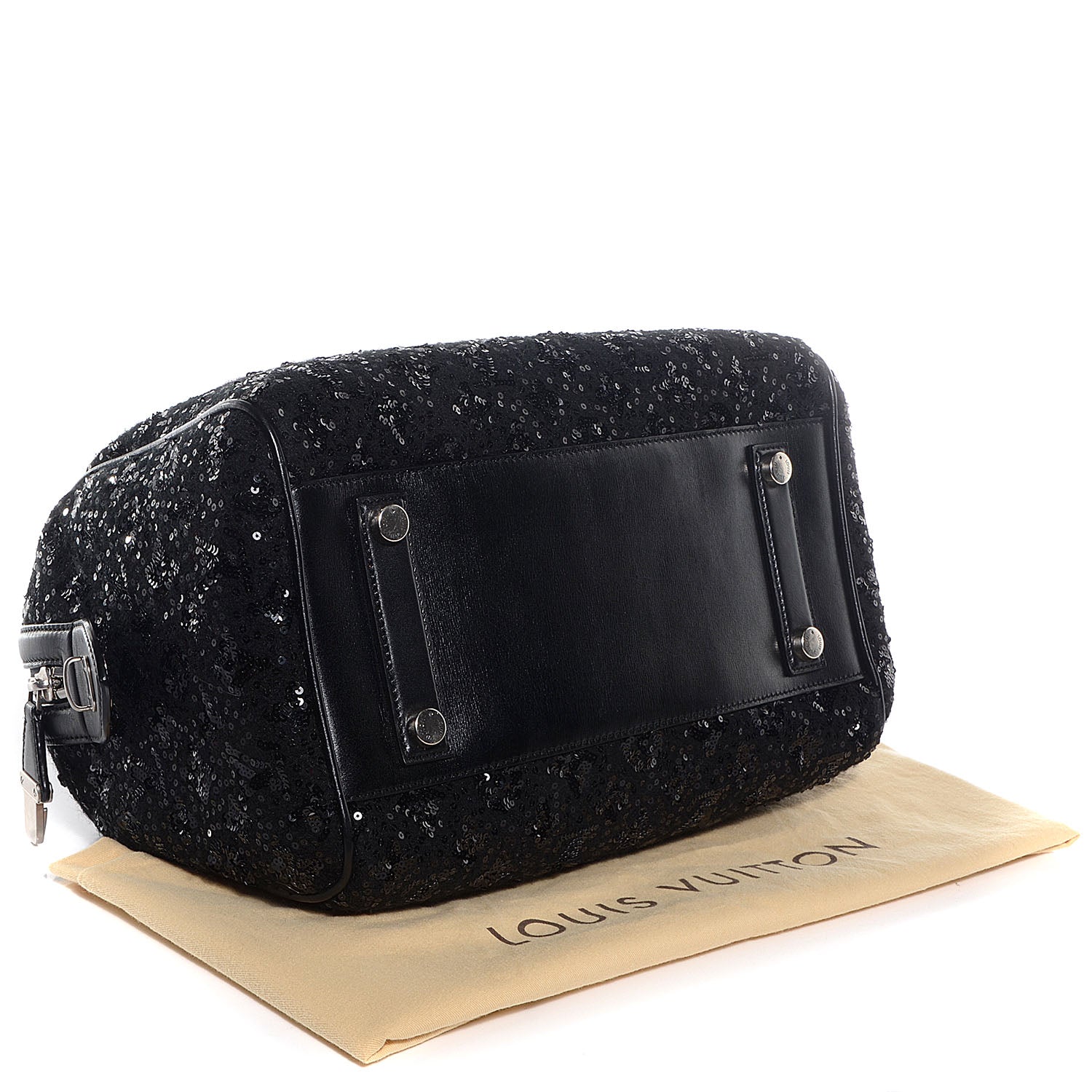 Louis Vuitton Sequin Monogram Sunshine Express Speedy Black 4 of 7