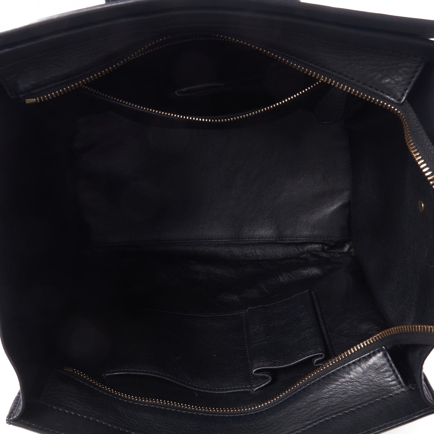 Smooth Calfskin Mini Luggage Black
