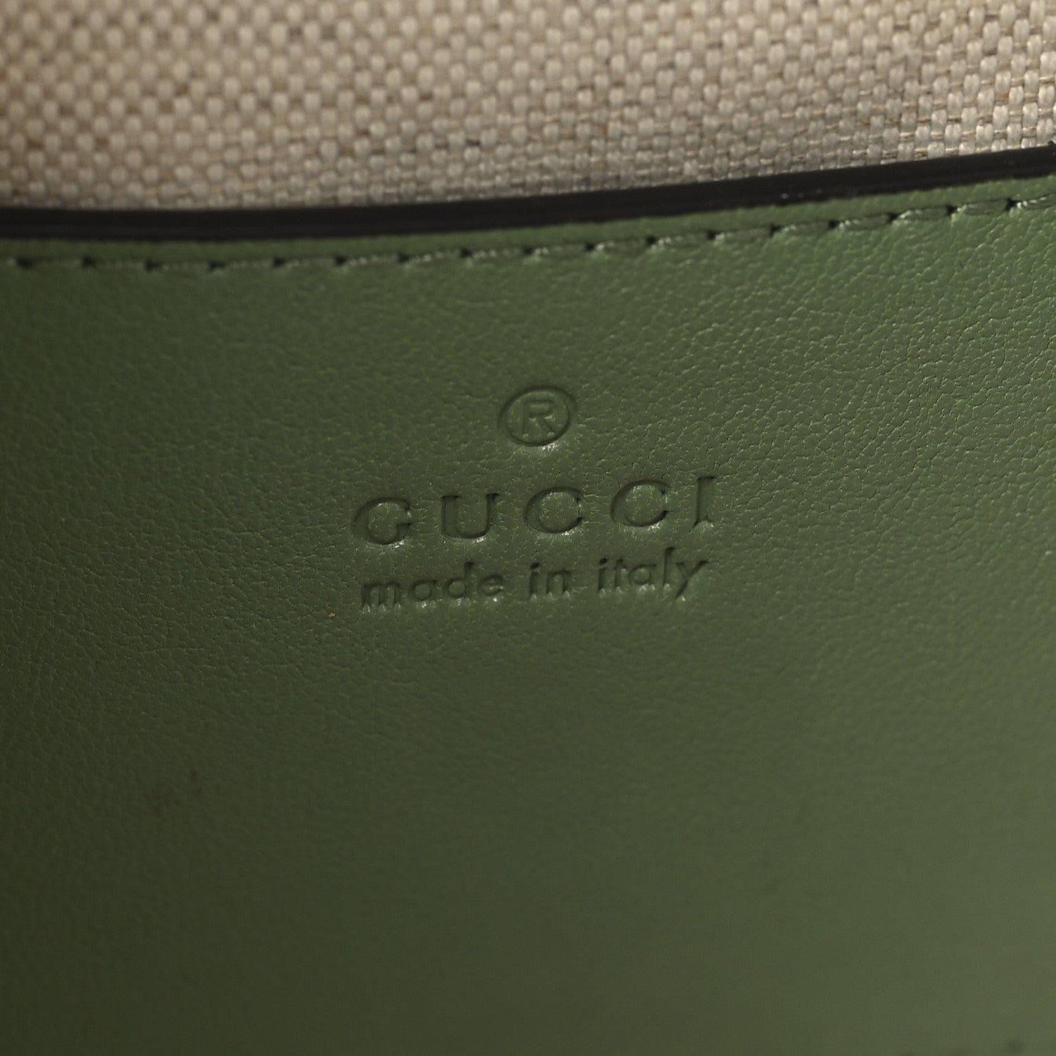 Gucci Sakai Be Green Calfskin Diagonal Stitched Small Blondie Shoulder Bag Light Green 6 of 11