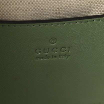 Gucci Sakai Be Green Calfskin Diagonal Stitched Small Blondie Shoulder Bag Light Green 6 of 11