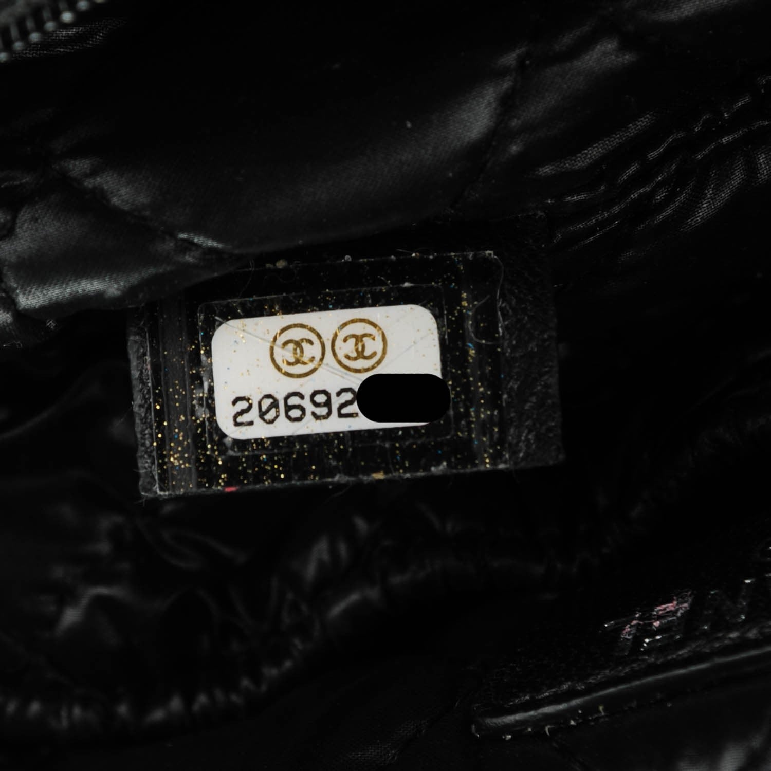 Chanel Lambskin Quilted Flap Cosmetic Case Black 7 of 7