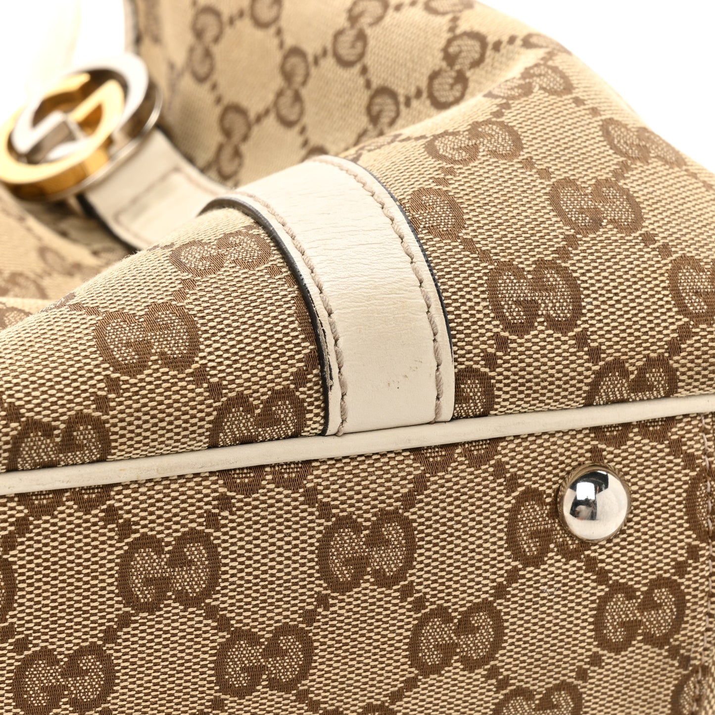 Monogram Medium Twins Tote Off White