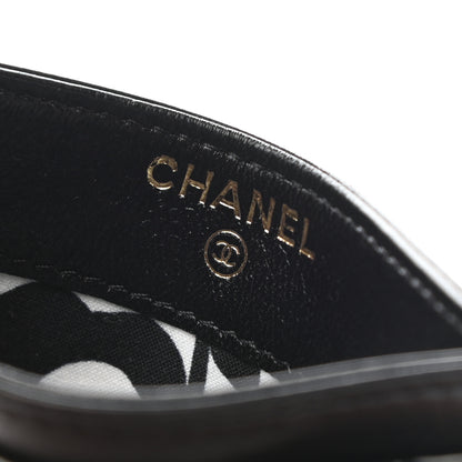 Chanel Lambskin Quilted Card Holder Black 6 of 8
