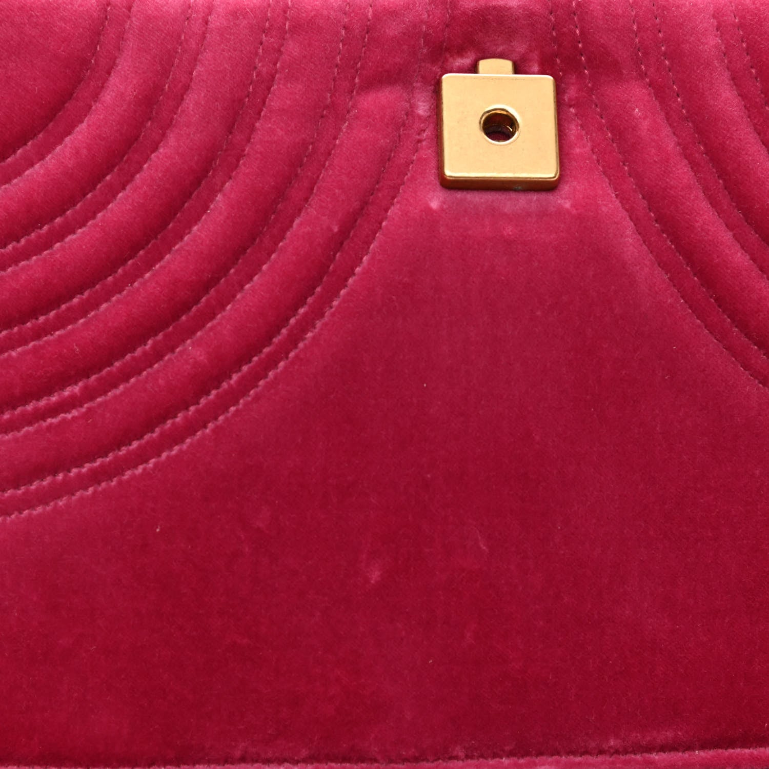 Gucci Velvet Matelasse Medium GG Marmont Shoulder Bag Light Raspberry Rose 10 of 11