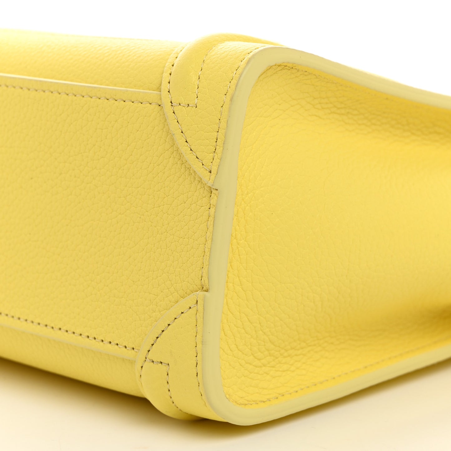 Drummed Calfskin Nano Luggage Acacia