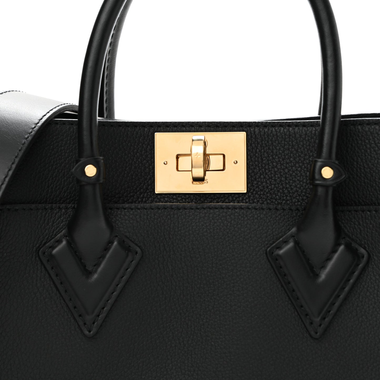 Calfskin Monogram On My Side PM Black
