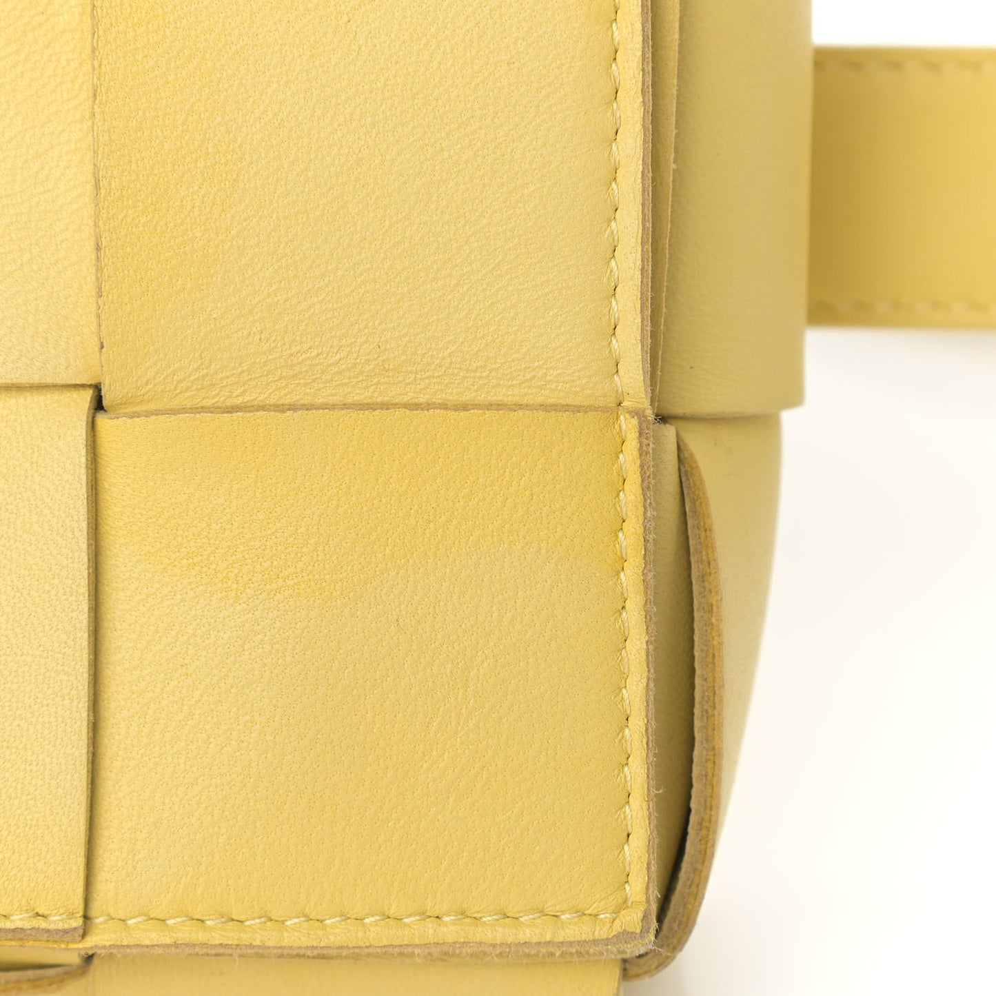 Nappa Maxi Intreccio The Belt Cassette Bag Butter