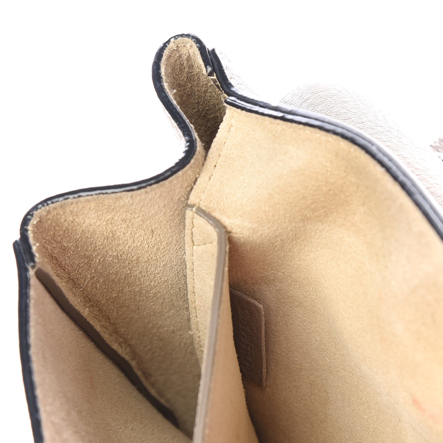 Chloe Grained Lambskin Drew Shoulder Bag Motty Grey 8 of 9