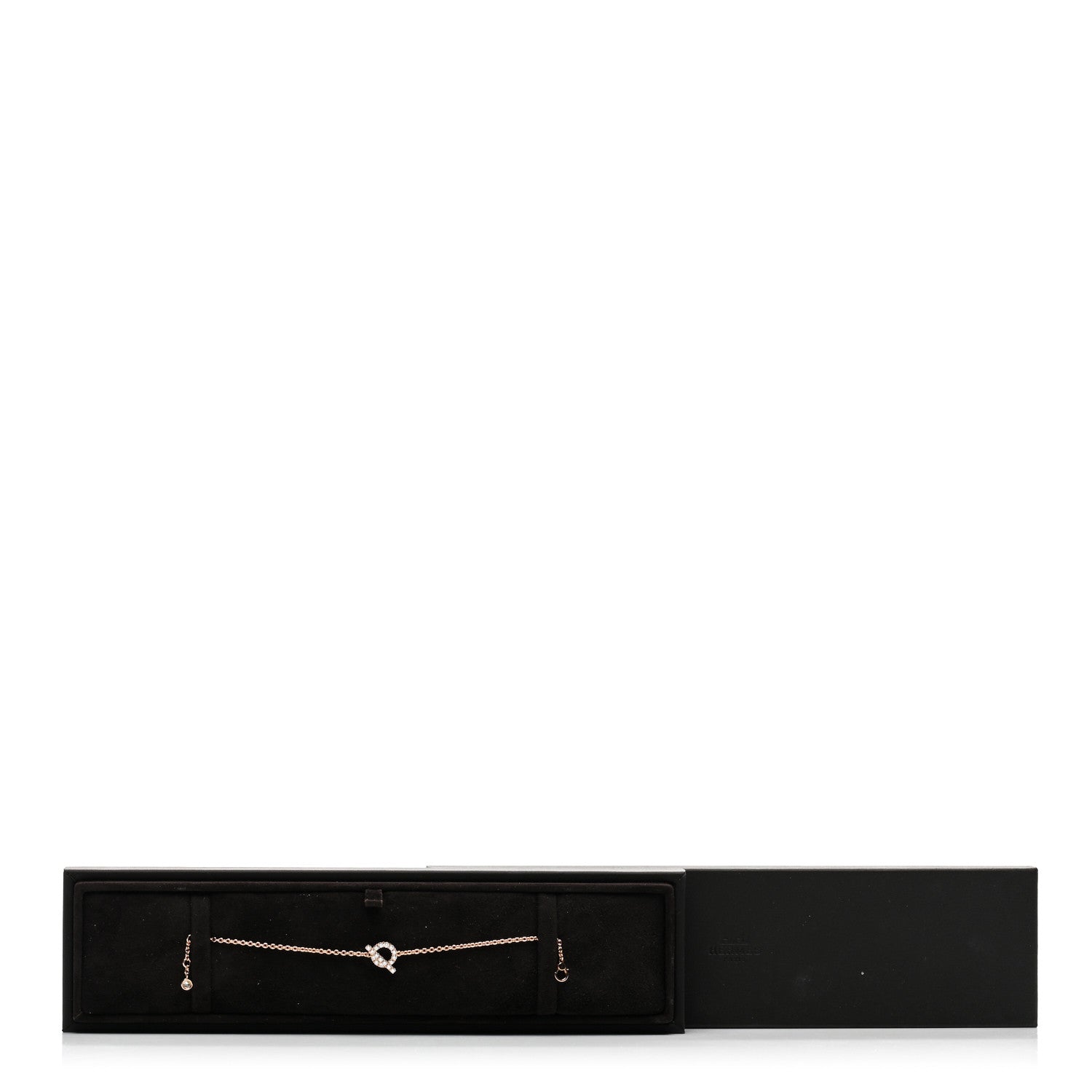 Hermes 18K Rose Gold Diamond Finesse Bracelet ST 4 of 4