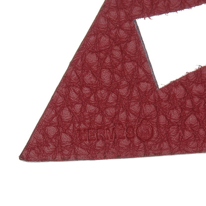 Hermes Togo Epsom Petit H Pizza Bag Charm Rubis Bleu Saphir 3 of 3