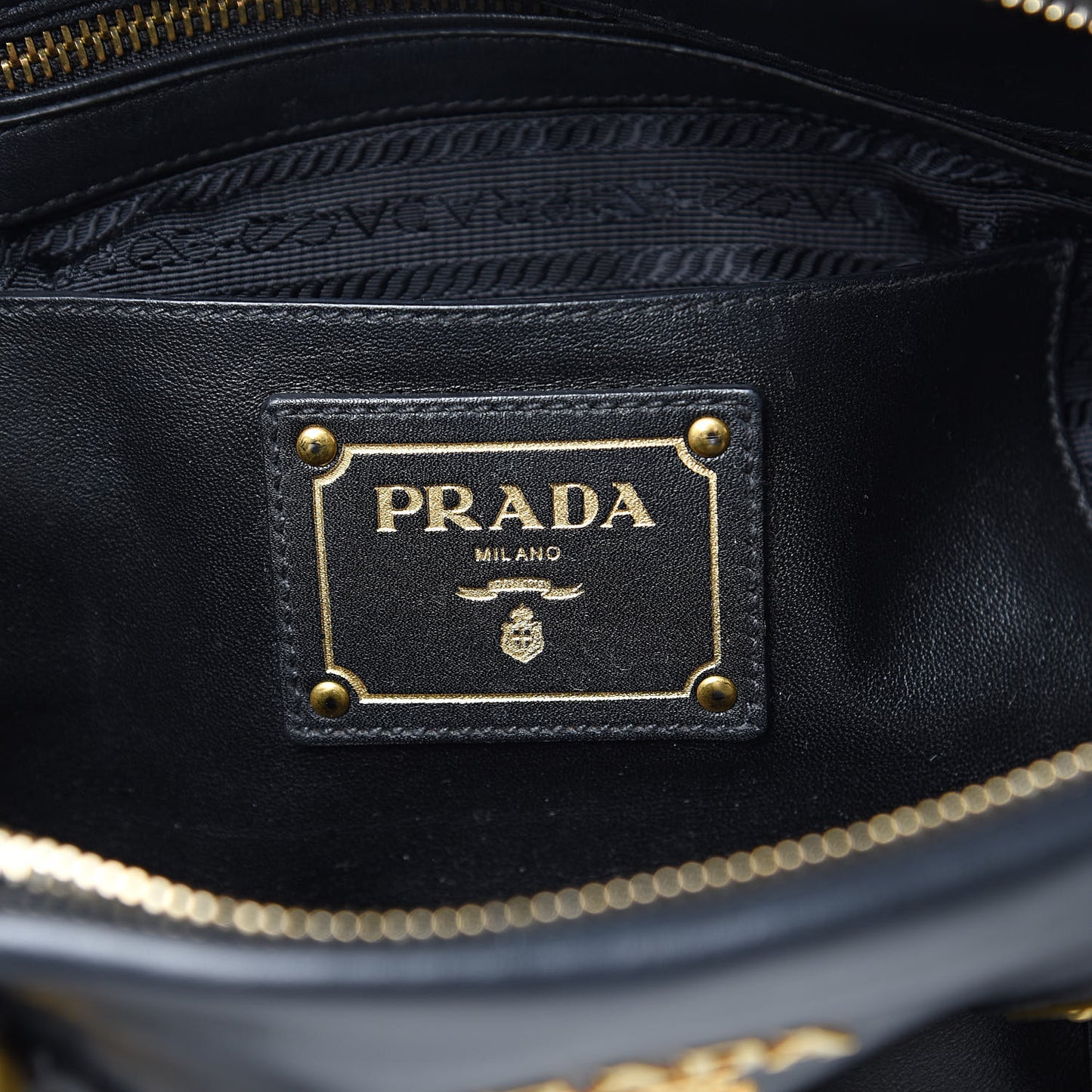 Soft Calf Shopping Satchel Black