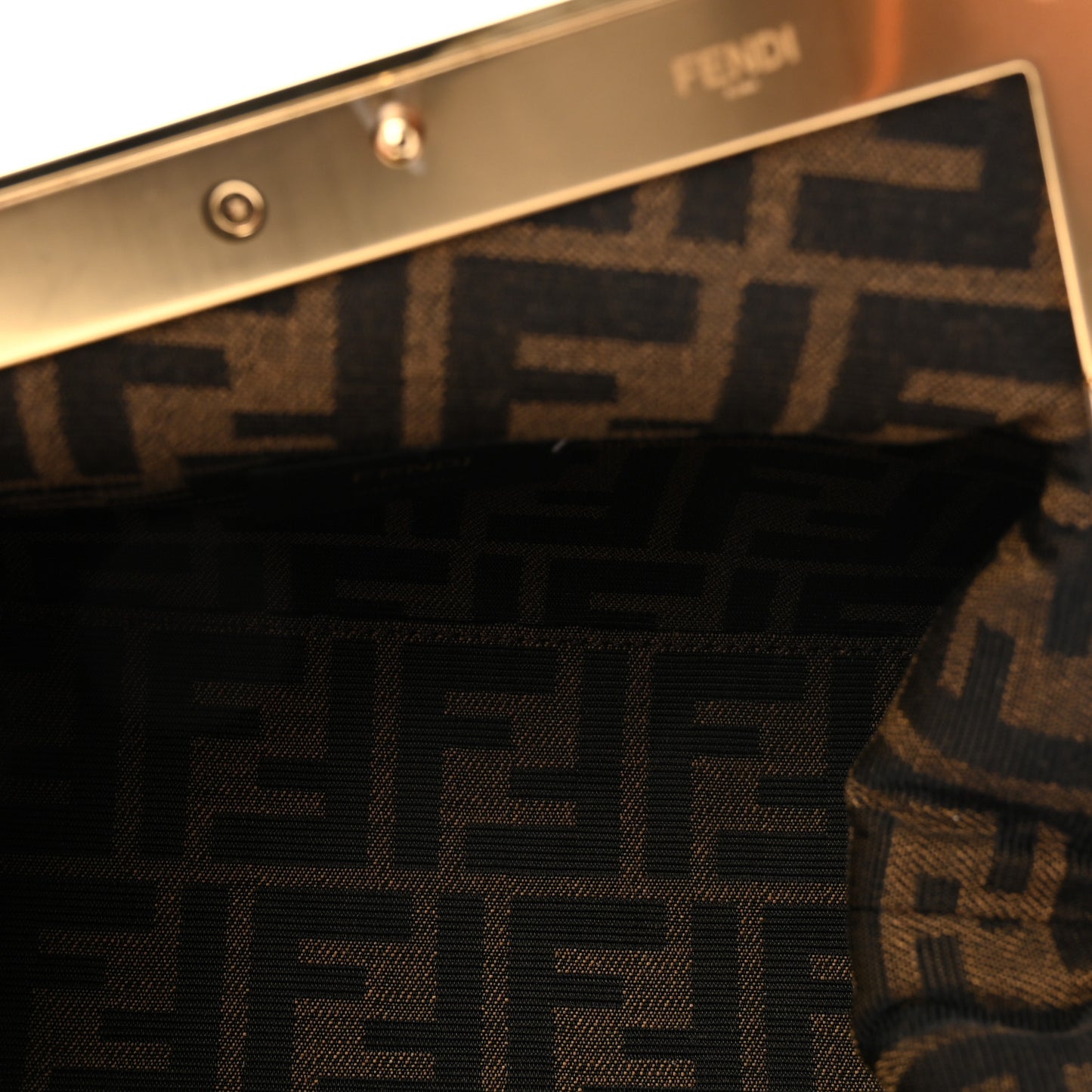 Shiny Nappa Small Fendi First Lampone