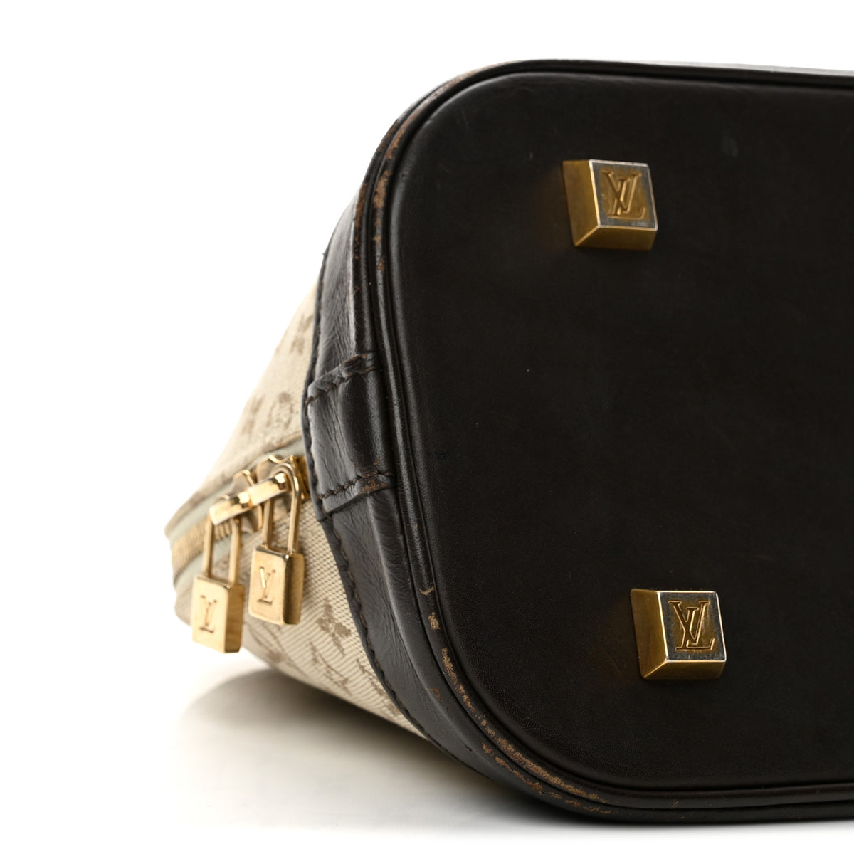 Louis Vuitton Mini Monogram Alma Long Kaki 9 of 13