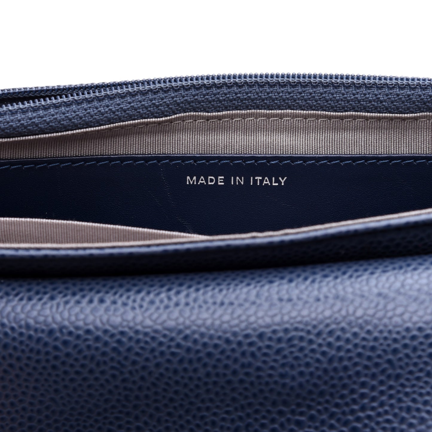 Caviar Half Moon Wallet On Chain WOC Blue