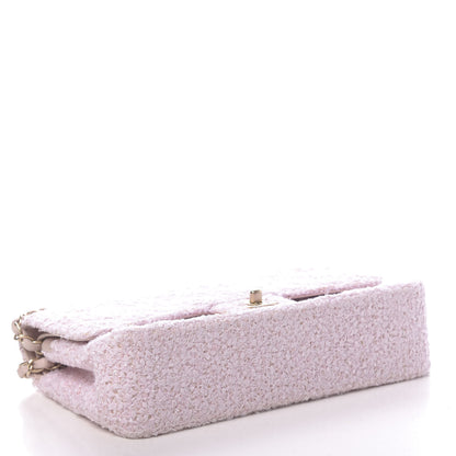 Chanel Tweed Medium Double Flap Pink 5 of 11