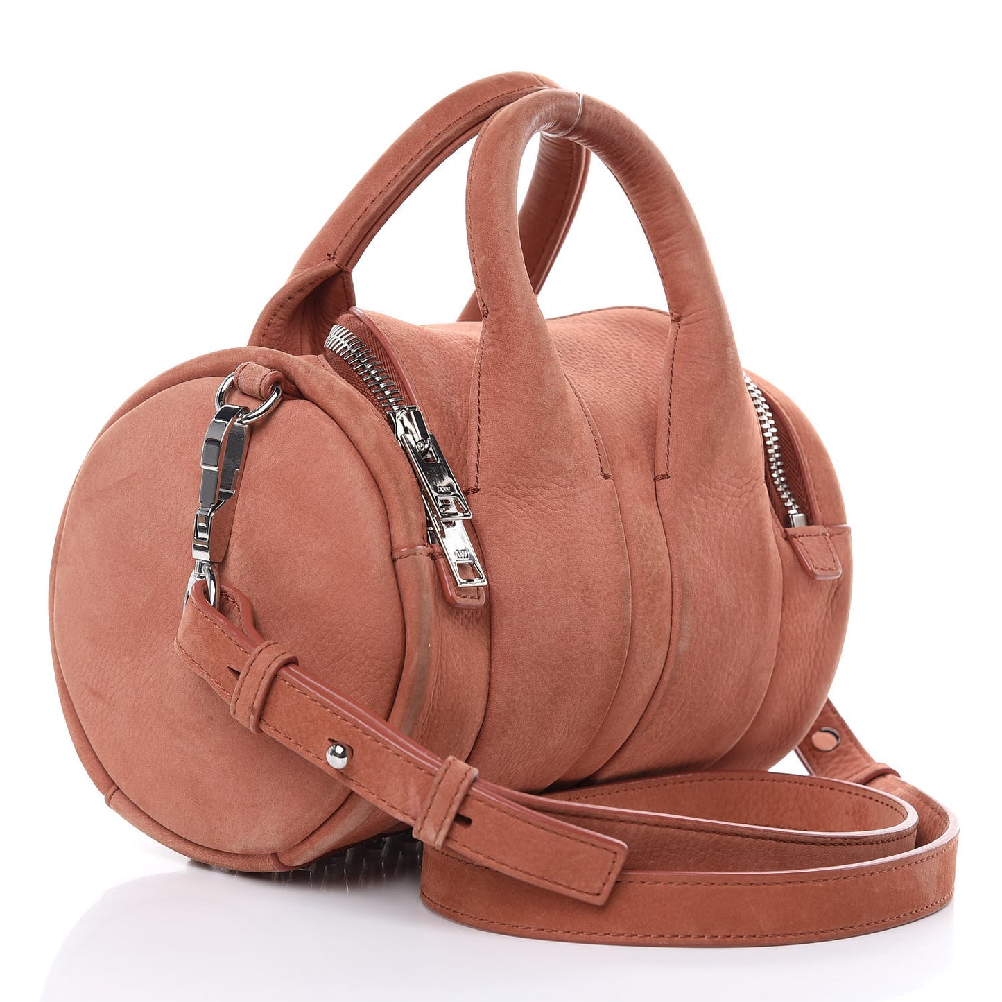 Nubuck Mini Rockie Silver Hardware Terra Cotta