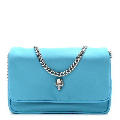 Alexander McQueen Nylon Skull Camera Crossbody Bag Blue 1 of 10