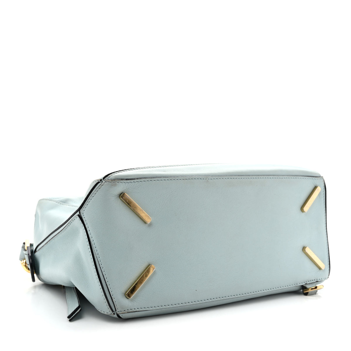 Loewe Calfskin Small Puzzle Bag Light Blue 4 of 13