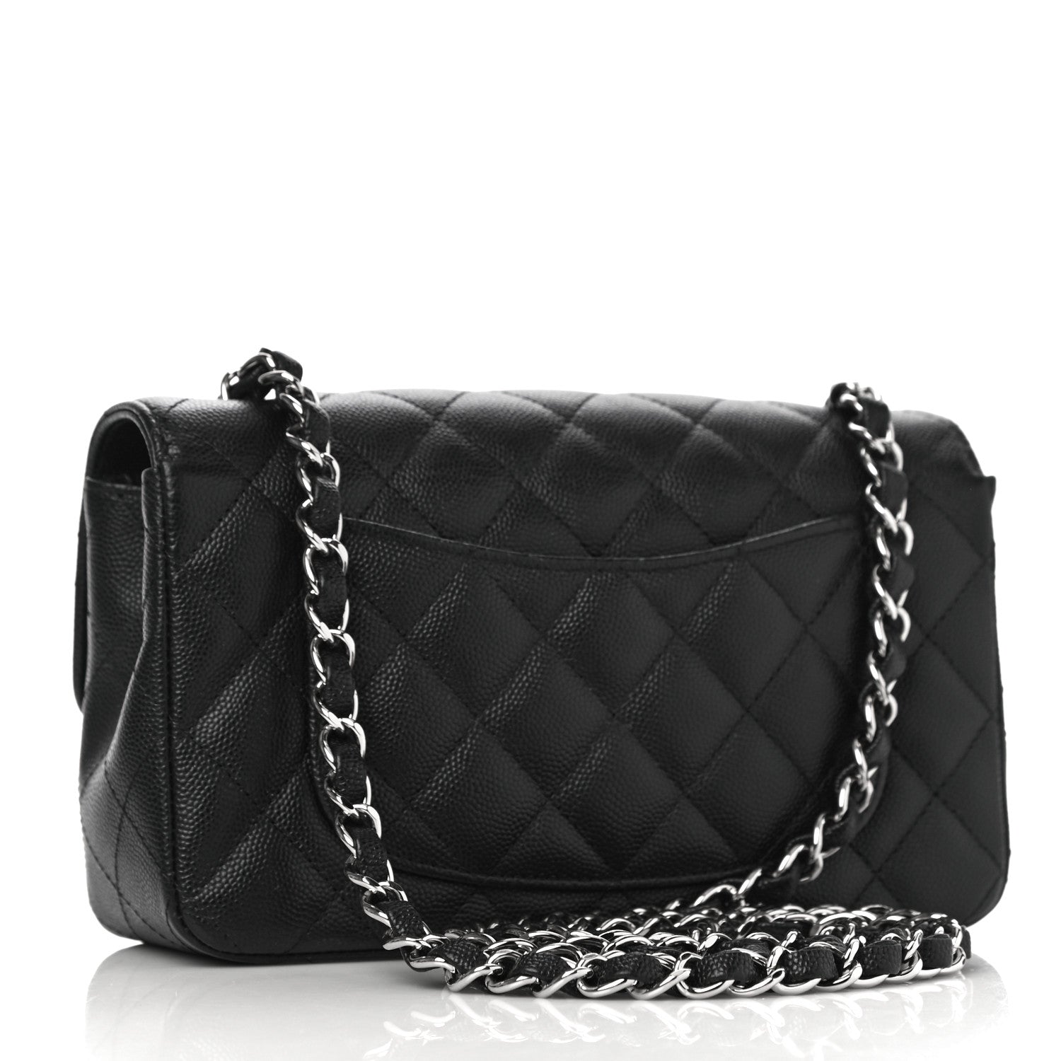 Chanel Caviar Quilted Mini Rectangular Flap Black 2 of 10