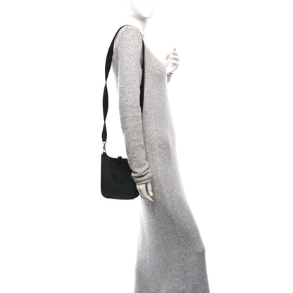 Hermes Taurillon Clemence Evelyne TPM Black 2 of 11
