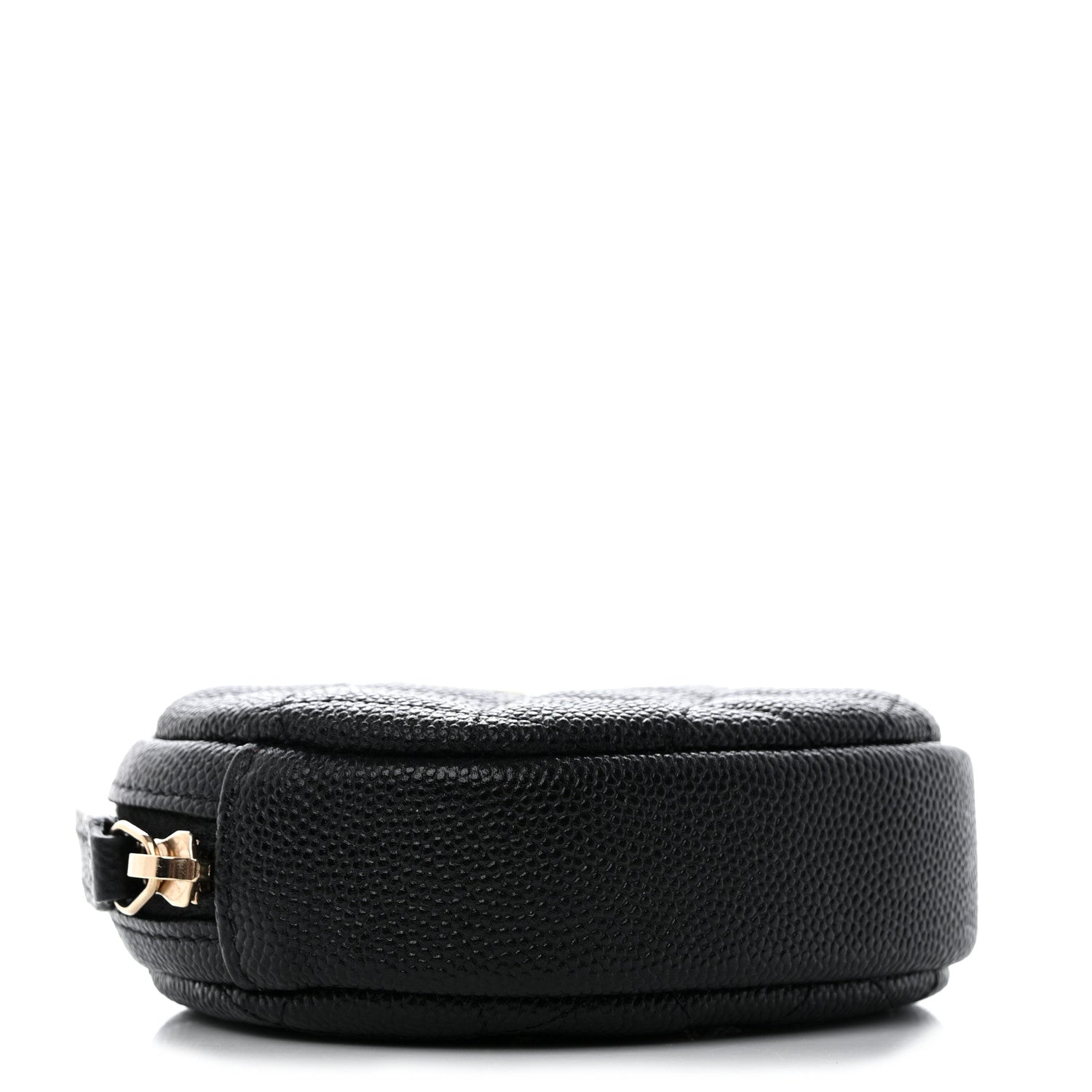 Chanel Caviar Quilted Zip Around Classic Coin Purse Black 4 of 8