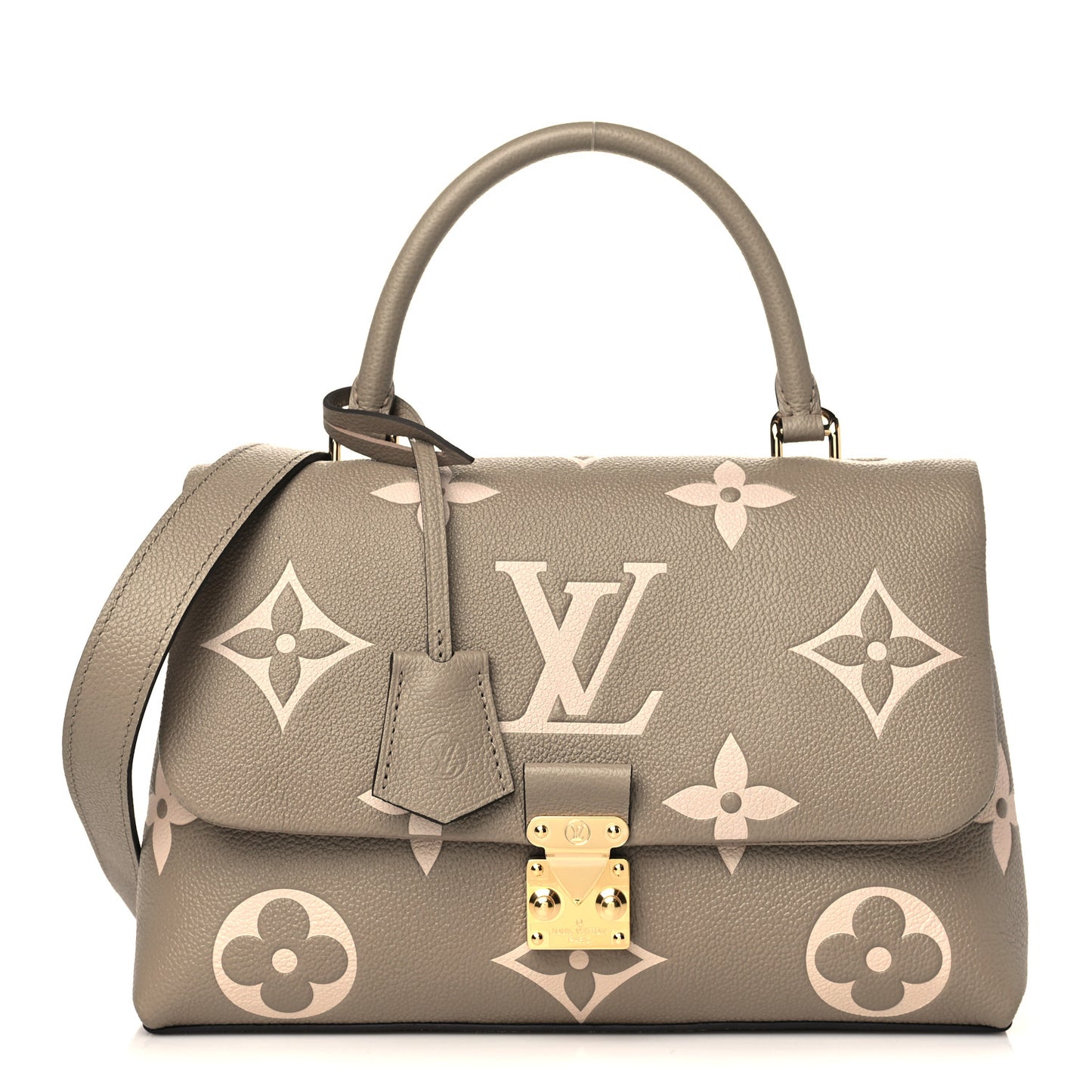 Empreinte Monogram Giant Madeleine MM Dove Grey Beige