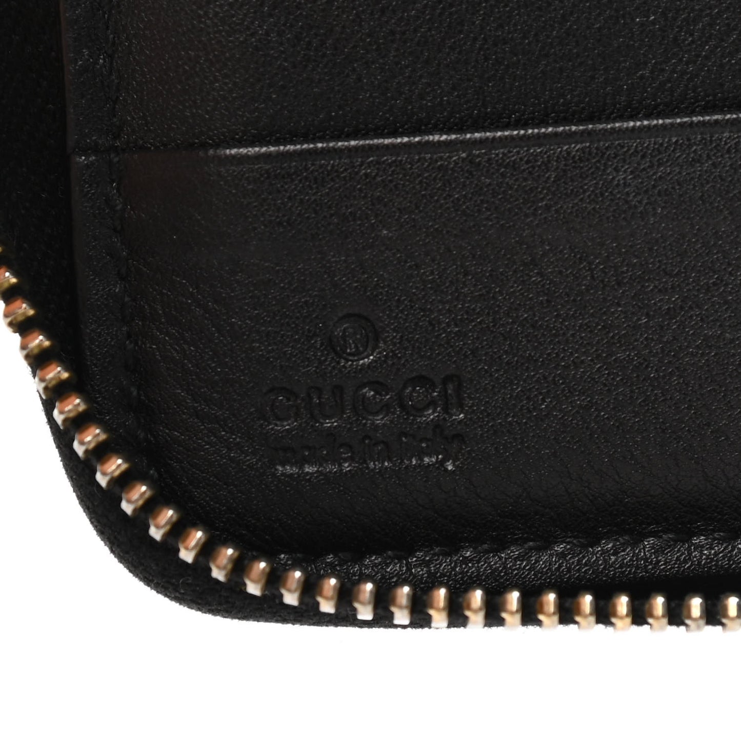 Patent Soho Compact Disco Zip Around Wallet Black